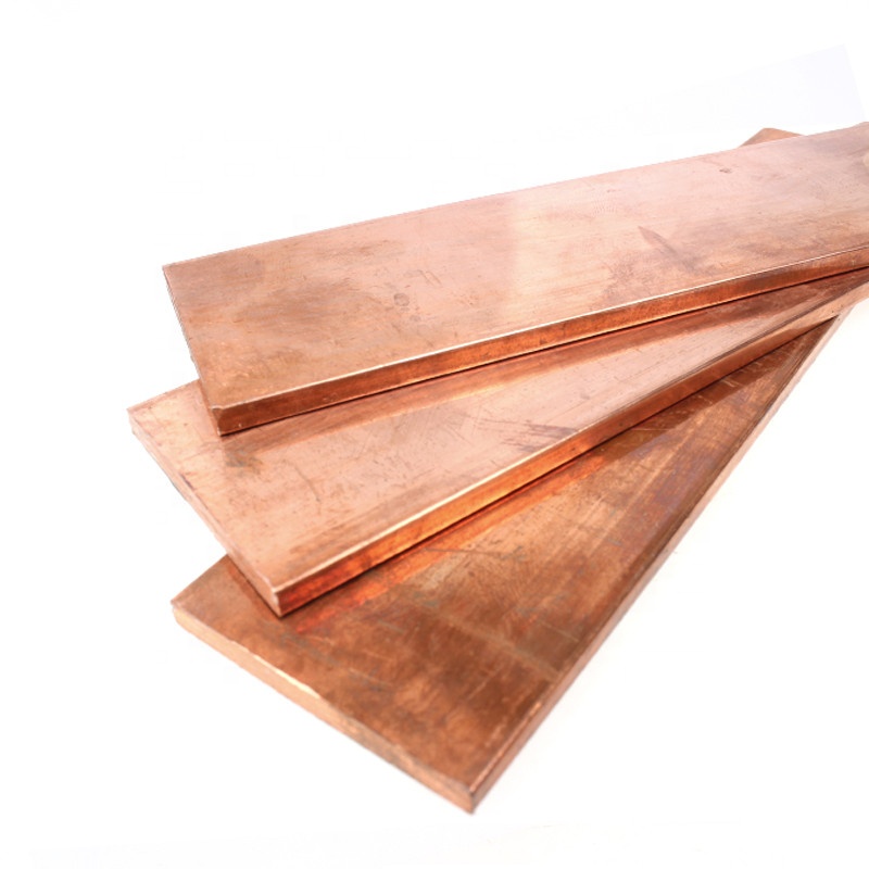 99.9% pure red pure copper bus bar copper flat bar