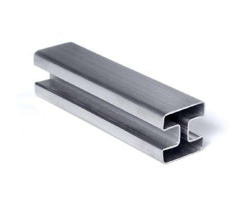 Stainless steel grooved tube balustrades and handrails